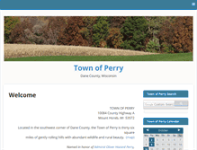 Tablet Screenshot of perry-wi.gov